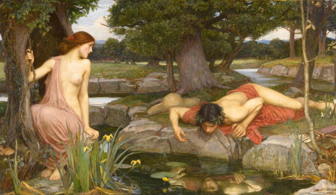 J. W. Waterhouse, Eco e Narciso (1903)