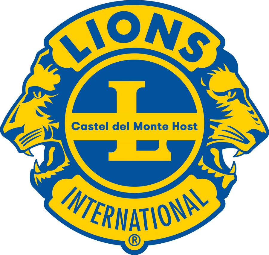 Logo Lions Club International Castel del Monte Host.